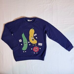 Mini Rodini Navy Organic Label Sweatshirt